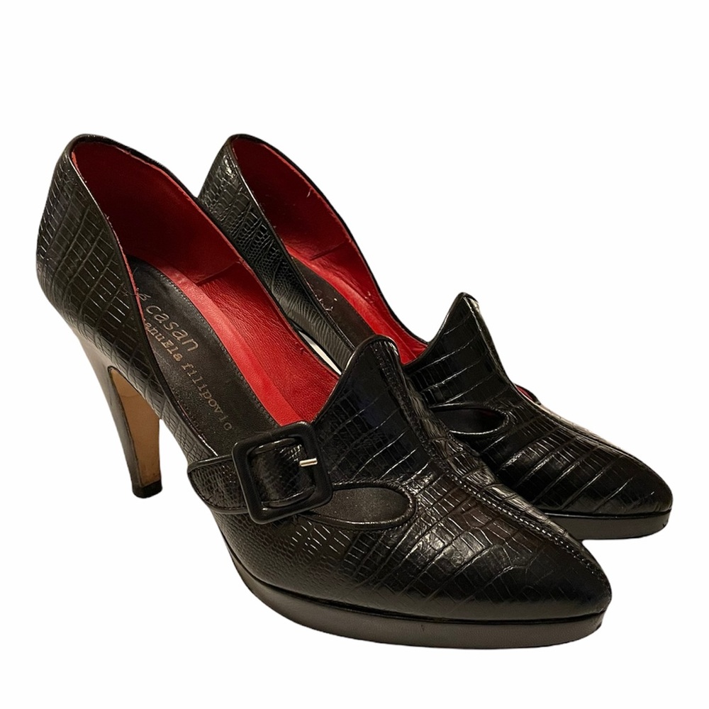 Te Casan Size 9 Limited Edition 4” Designer Heels
